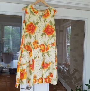 Vintage water color dress